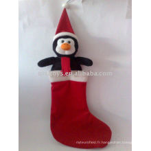 Peluche pingouin noël bas peluche